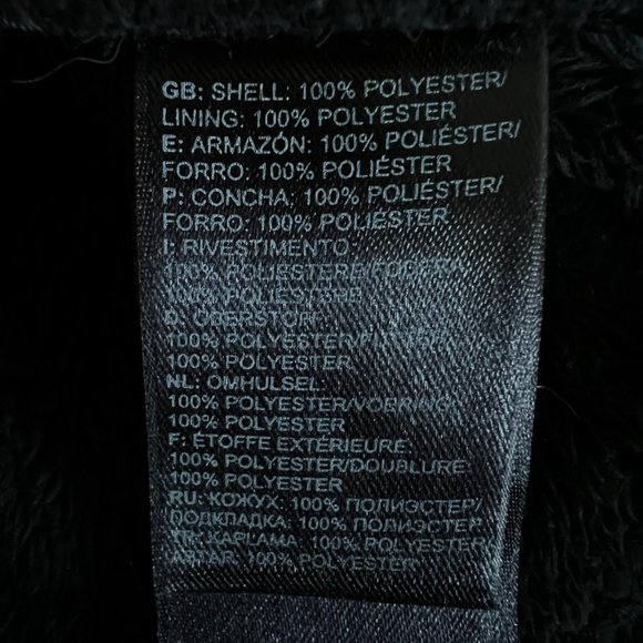 The North Face Women’s Black Faux Fur Lined Full Zip Jacket Size Medium HTF - Picture 16 of 16